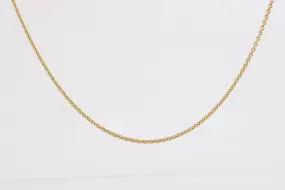 30" Tiffany & Co. 18k Yellow Gold Chain Necklace (6.56g.)