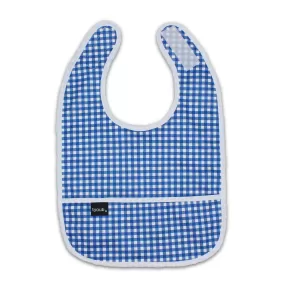 Baby Bib Tyoub Stay-dry Waterproof Fabric - Blueberry Check