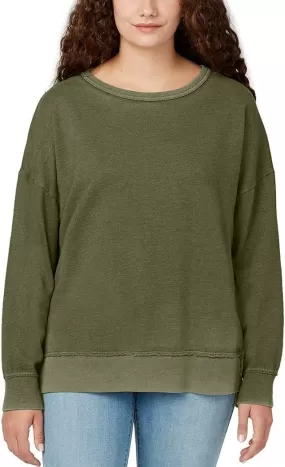 Buffalo David Bitton Women's Crewneck Relaxed Sweatshirt