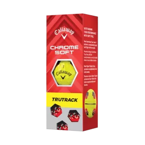 Callaway Chrome Soft Trutrack Yellow Sleeve