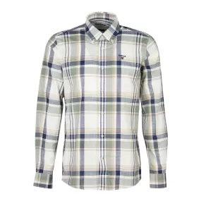 Camicia Barbour Kidd Tailored Verde Multicolor