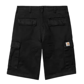 CARHARTT WIP Regular Cargo Short Black Rinsed