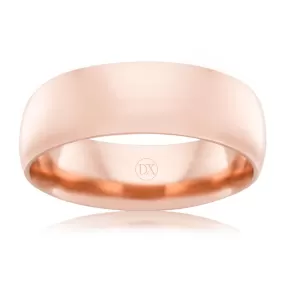 Classic Comfort 7mm - 9ct Rose Gold