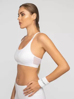 Classic Strappy Bra - White