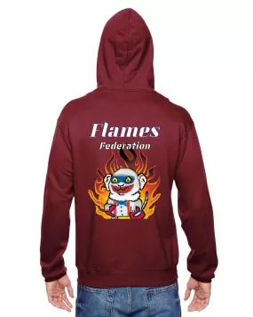 Gerbil Flames Federation Hooded Sweatshirt  (12 oz./lin. yd. SofSpun)