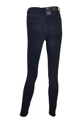 MONKI Mocki Black Cropped Mid Rise Skinny Jeans