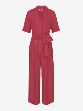 Planet Women's Rayon Jumpsuit | Pink