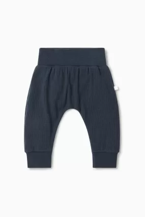 Ribbed Comfy Jogger - Navy