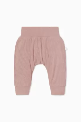 Ribbed Comfy Jogger - Rose