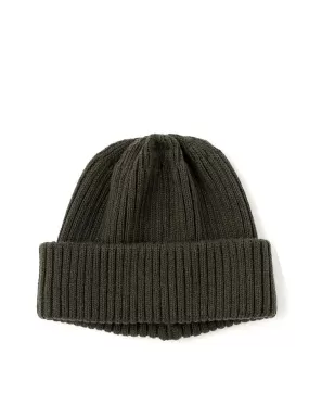 RoToTo Recycle W/PL 2x2 Beanie Dark Olive