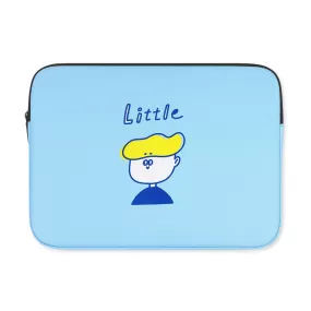 Sky Blue Graphic Laptop Sleeves 13 15 inch Cases Protective Covers Handbags Square Pouches Designer Artist Prints Cute Lightweight School Collage Office Zipper Fashion Unique Couple Items Gifts