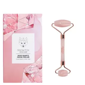 SNOW FOX SKINCARE | Rose Quartz Facial Roller