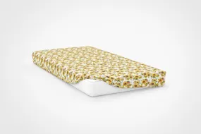 Suns and Roses (Sunflowers) Twin Fitted Sheet and Pillowcase Set