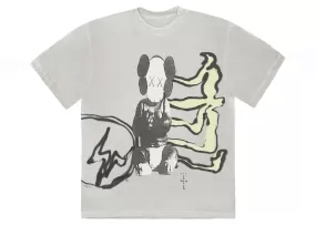 Travis Scott Cactus Jack   Kaws For Fragment T-Shirt Aged Yellow